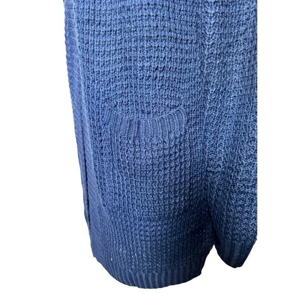 Zeagoo‎ navy blue Cardigan sweater long Size XXL NWT Pockets Knit Women's - Picture 5 of 9
